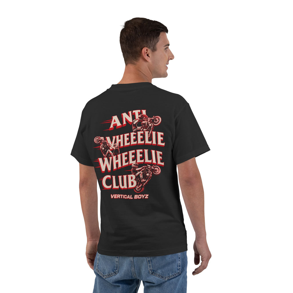 "Anti Wheelie Wheelie Club" Tee