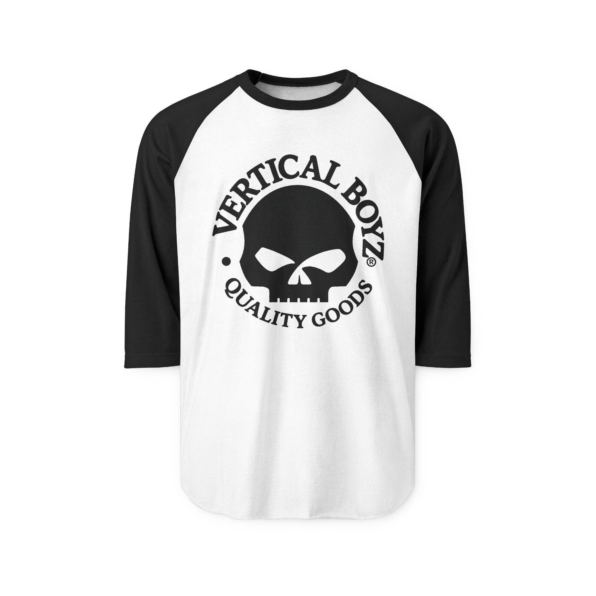 'Vertical Boyz Quality Goods' 3/4 Sleeve Baseball Tee