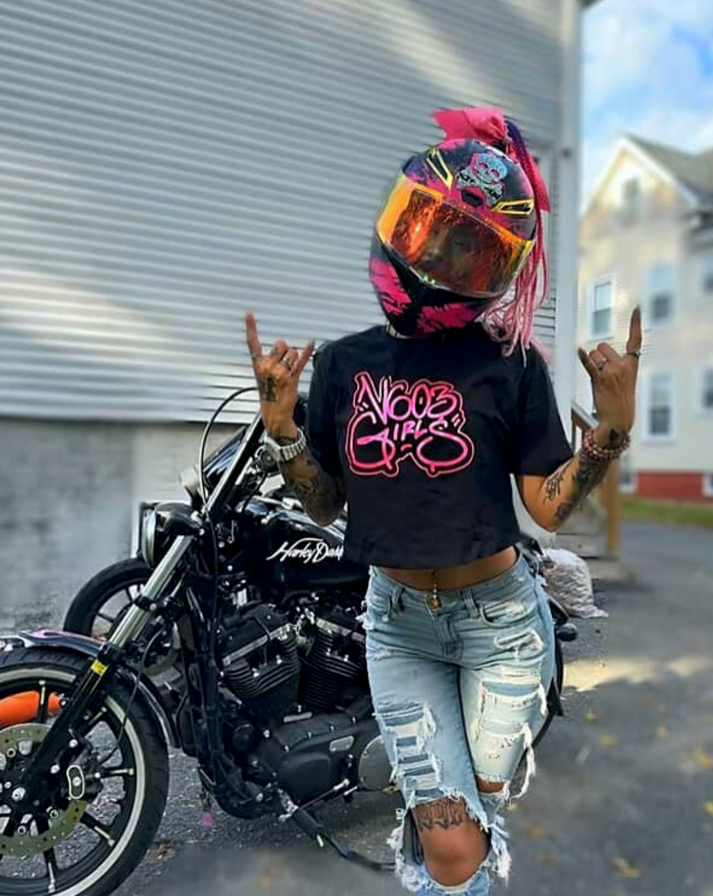 V603 Girls Crop Top